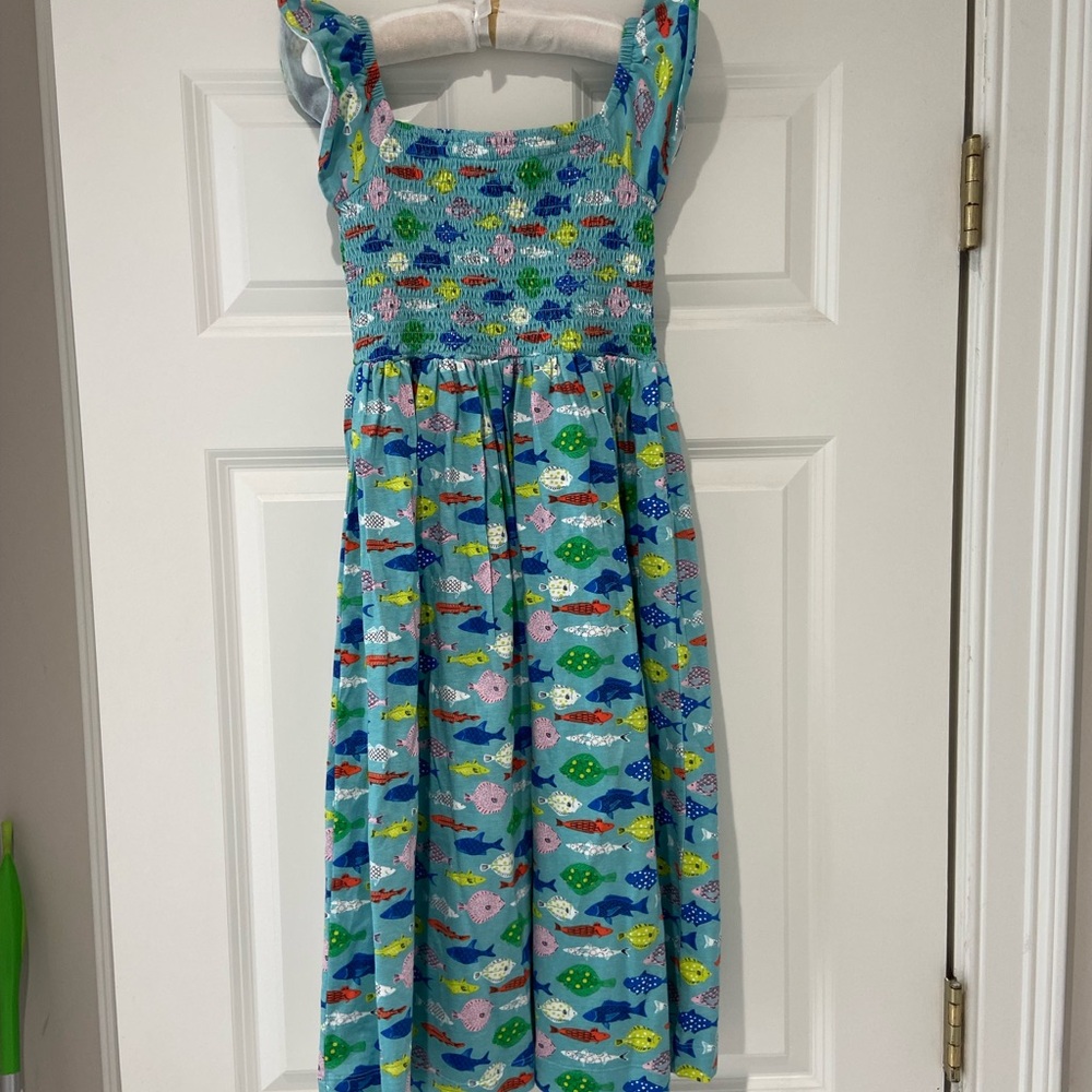 Colorful Fish Print Dress